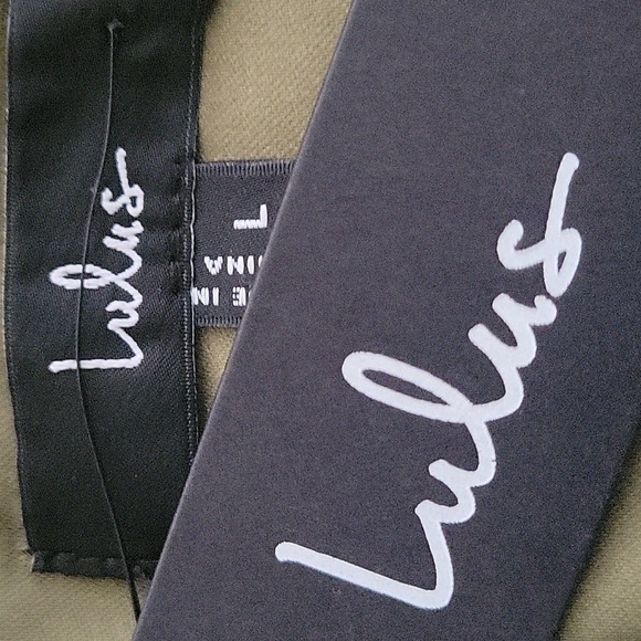 Lulus NWT Signature Elegance Olive Green Satin One- Shoulder Maxi Dress - Picture 8 of 11